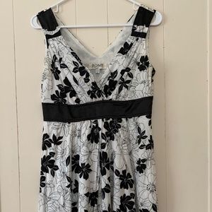 Black and White Sundress